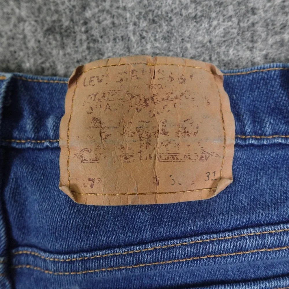 Levis 517 Jeans Mens 36x31 Blue Denim Bootcut Orange Tab Vintage USA 90s